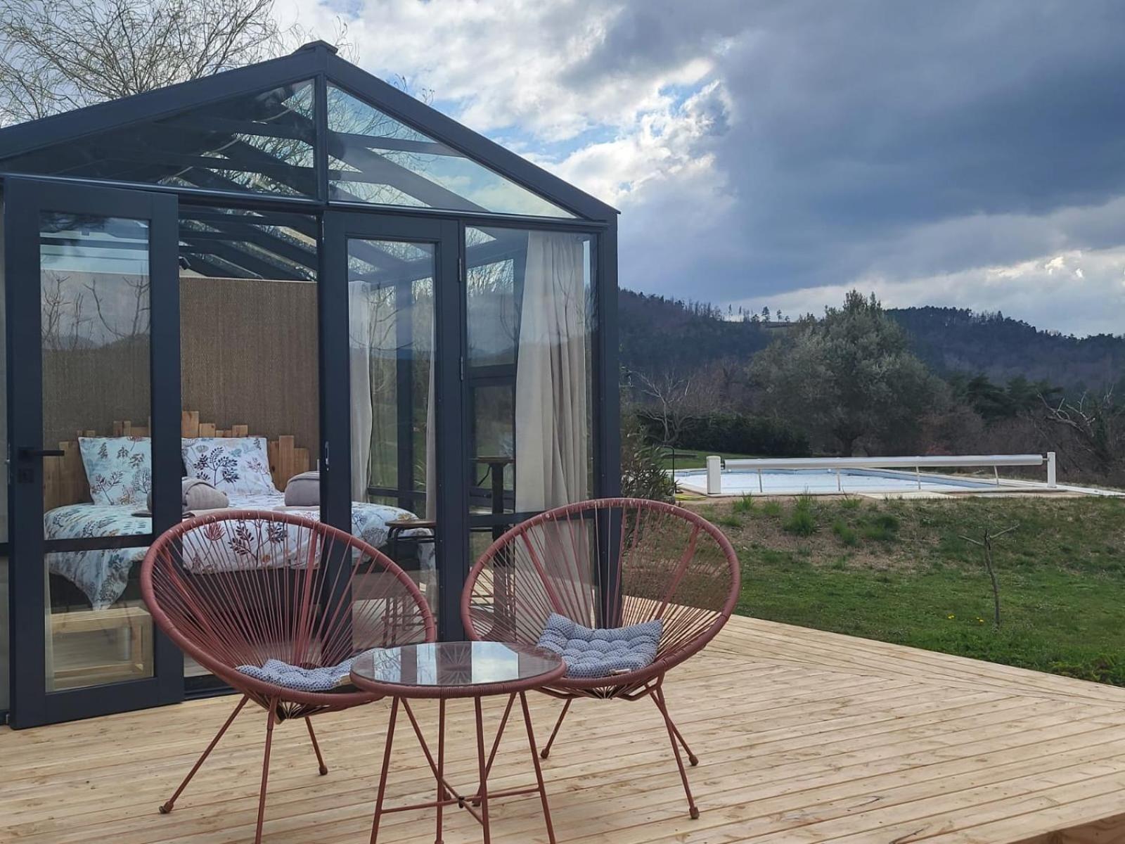 Mas De Bouilhac Gite Et Insolite Pranles Exterior photo
